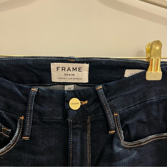 Frame Denim Le Crop Mini Bootcut Dark Wash Denim Jeans - Picture 4 of 4